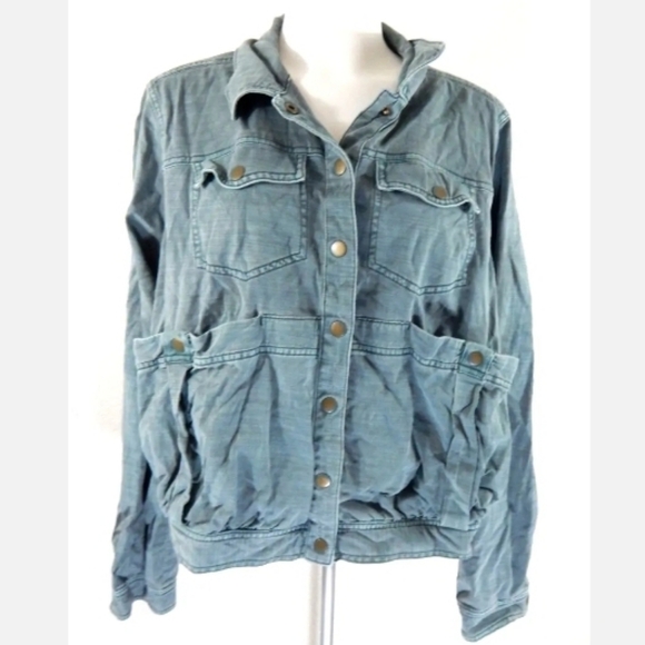 Anthropologie Mags Utility Trucker Jacket - Picture 2 of 5